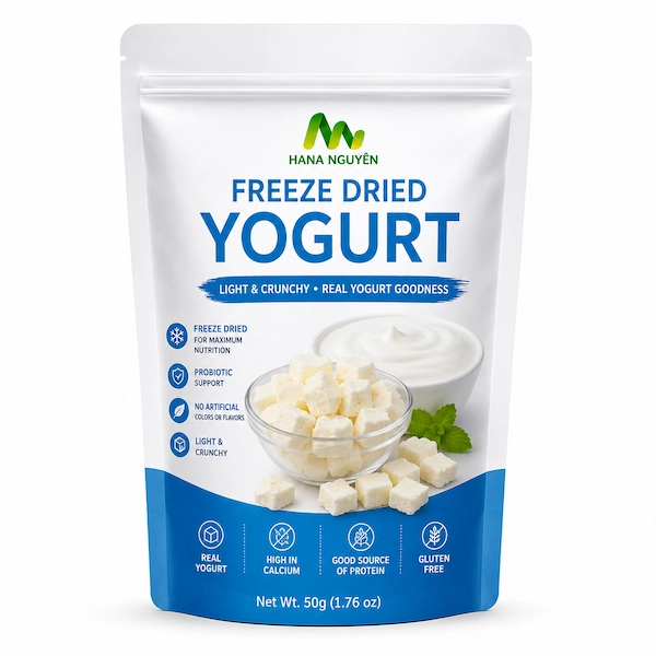 Freeze dried yogurt