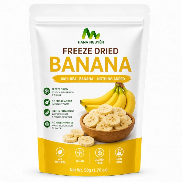 Freeze dried banana