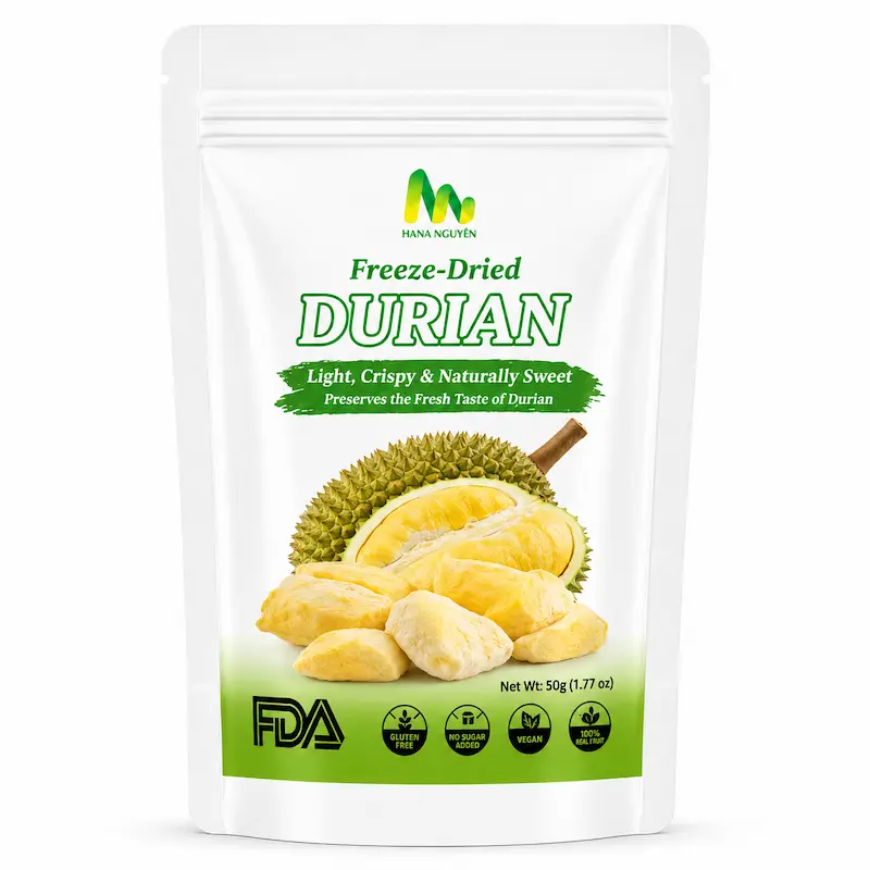 Freeze dried durian