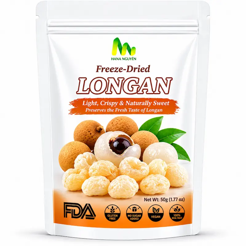 Freeze dried longan