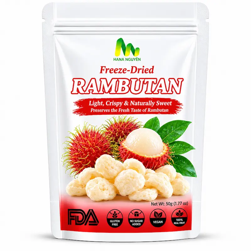 Freeze dried rambutan