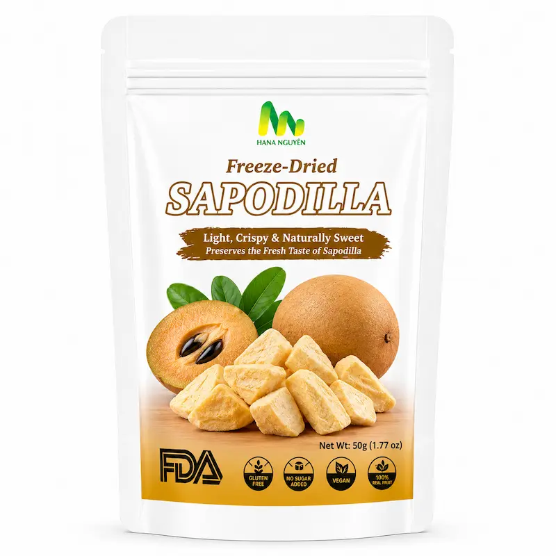 Freeze dried sapodilla