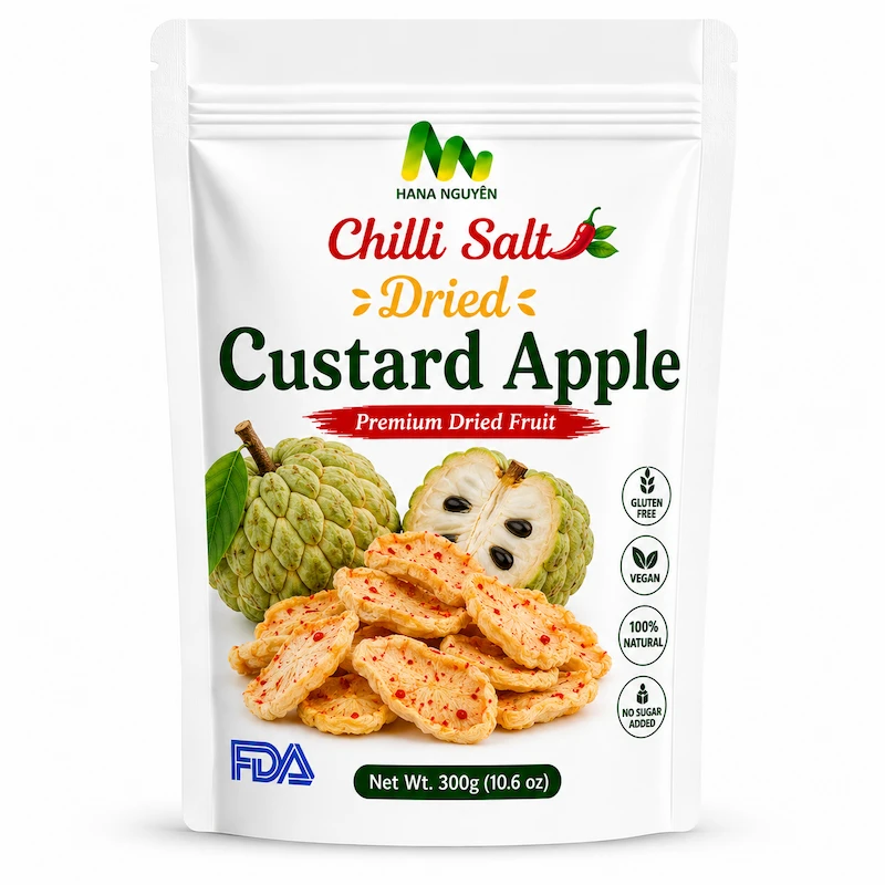 Chilli salt dried custard apple