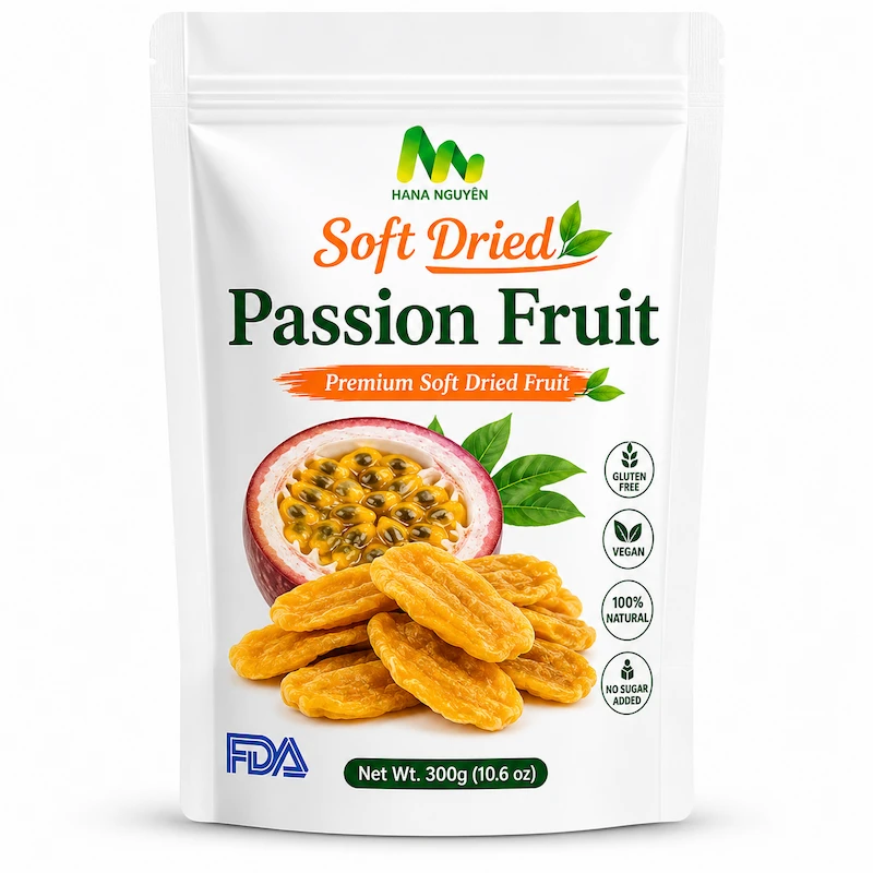 Soft dried passion fruit