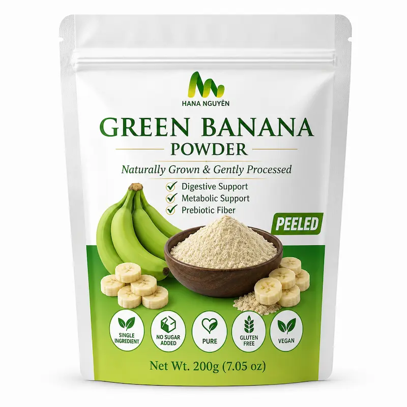 Peeled Green Banana Powder