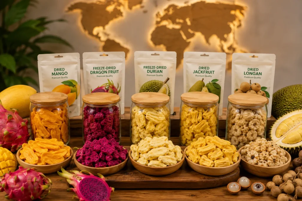 Global Demand for Vietnam’s Freeze-Dried & Dried Fruits – A B2B Market Outlook