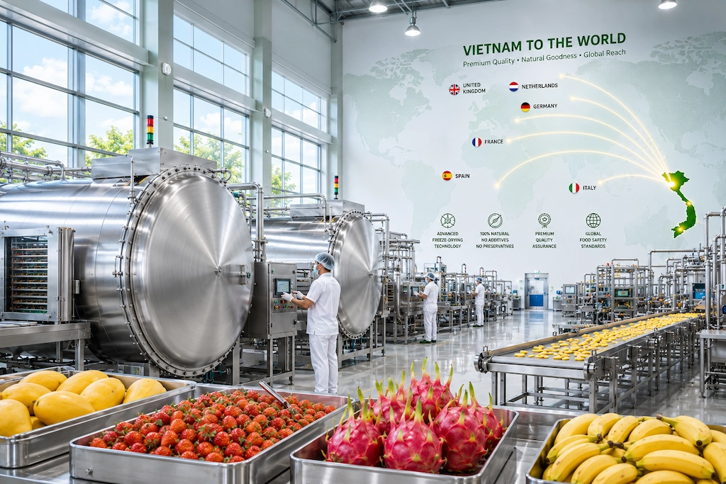 Vietnam’s Dried Fruit Export to the EU – Barriers, Market Opportunities, and How Hana Nguyen Stands Out
