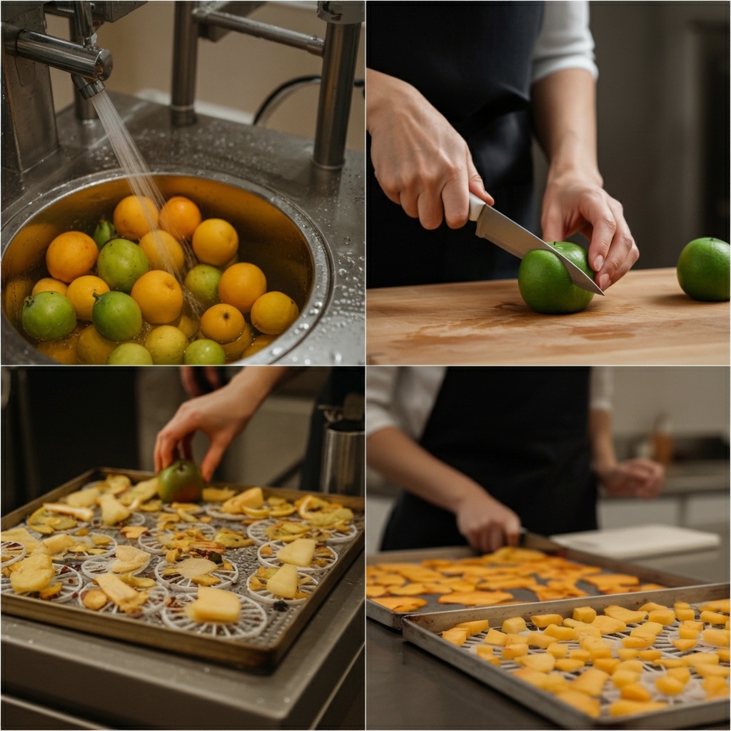 The Core Stages of Soft Texture Dried Fruit Production